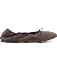 The Row - Awar Flat Satin Ballerinas - Lyst