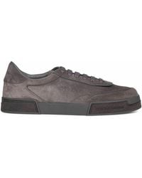 Dolce & Gabbana - Suede Portofino Yatch Sneakers - Lyst