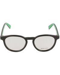 Bottega Veneta - Classic Round Frame Glasses - Lyst