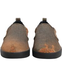 Dolce & Gabbana - Cotton Low Top Slip On Sneakers Shoes Co+El+Pl - Lyst
