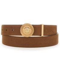 Versace - Belt With Medusa Head Buckle - Lyst