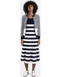 Junya Watanabe - Midi Striped Knit Dress - Lyst