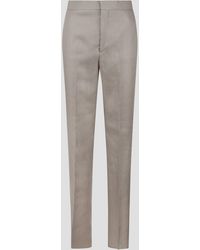 Tagliatore - Linen Tailored Trousers - Lyst