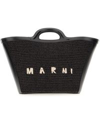 Marni - Cotton And Nylon Handbag - Lyst