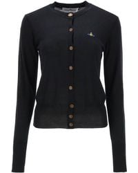 Vivienne Westwood - Bea Cardigan With Embroidered Logo - Lyst