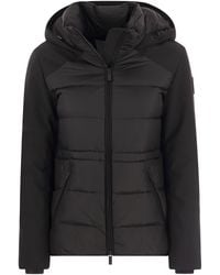 Woolrich - Quilted Down Jacket With Hood - Lyst