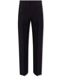 Ferragamo - Cotton And Silk Pants - Lyst