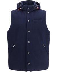 Brunello Cucinelli - Wool Down Vest Ovis Aries Jackets - Lyst