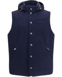 Brunello Cucinelli - Wool Down Vest - Lyst