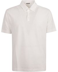 Zanone - Regular Plain Polo Shirt - Lyst