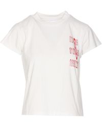 MM6 by Maison Martin Margiela - Logo T-Shirt - Lyst
