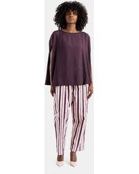 Casey Casey - Francesca Tulipy Prune Top - Lyst