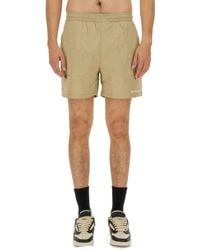 Represent - Bermuda With Logo - Lyst