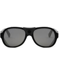Celine - Sunglasses Square Full Rim, Frame And Smoke Mirror Lens Cl40301U01C - Lyst