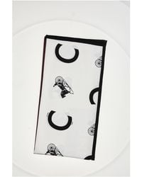 Celine - Silk Scarf Burgundy-Ivory-Camel - Lyst