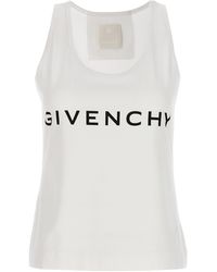 Givenchy - Logo Print Tank Top Tops - Lyst