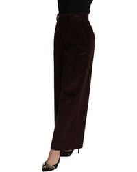 Dolce & Gabbana - Elegant High-Waisted Wide Leg Pant - Lyst
