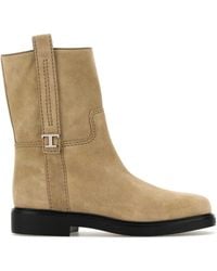 Tod's - Suede Ankle Boot - Lyst
