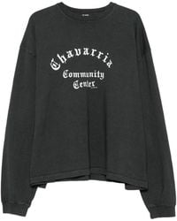 Willy Chavarria - Long-Sleeve Cotton T-Shirt T-Shirts And Polos - Lyst