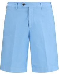 Germano 1952 - Shorts With Extended Flap, General Cotton Bermuda - Lyst