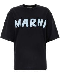 Marni - Cotton Oversize T-Shirt - Lyst