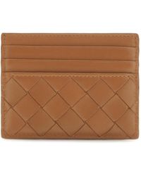 Bottega Veneta - Leather Card Holder Calf Wallets & Purses - Lyst