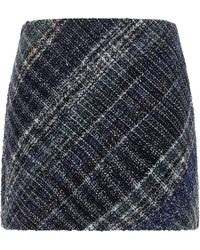 Missoni - Check Wool Skirt - Lyst