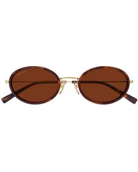 Gucci - Gg1980S Linea Emblem Sunglasses - Lyst