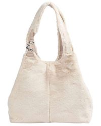 Coccinelle - Shoulder Bag Natural-Rosette Polyester - Lyst