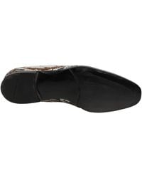 Dolce & Gabbana - Sequined Slip On Loafers Shoes Leather - Lyst