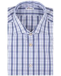 Kiton - Check Pattern Shirt - Lyst