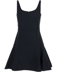 Givenchy - Mini Dress With Flared Skirt And Square Neckline - Lyst