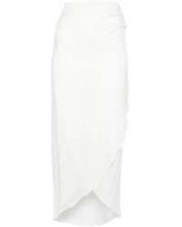 Bondi Born - Ruffled Midi Skirt - Lyst
