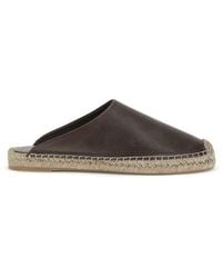 Brunello Cucinelli - Calf Leather Bos Taurus Espadrilles Shoe - Lyst