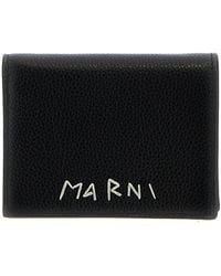 Marni - Logo Embroidery Wallet Wallets, Card Holders - Lyst