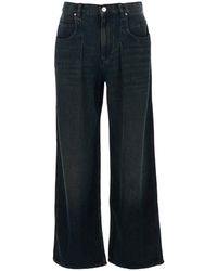 Isabel Marant - 'Rodayna' Jeans With Logo Patch On The Rear - Lyst