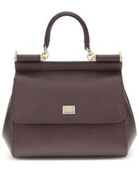 Dolce & Gabbana - Brown Calf Leather Bos Taurus Handbag - Lyst