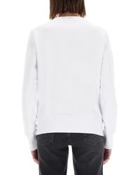 Versace Jeans Couture - Versace Jeans Couture Baroque Logo Patch Sweatshirt - Lyst