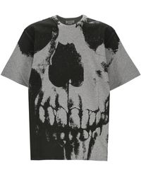 McQueen - 'Skull' T-Shirt - Lyst