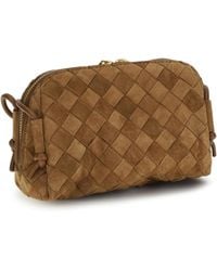 Bottega Veneta - Shoulder Bag Mini Loop Calf Leather Make Up - Lyst