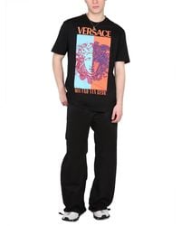 Versace - Drawstring Pants Trousers - Lyst