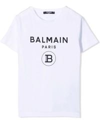 Balmain Short t-shirts for - Up to off at Lyst.com