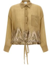 Nude - Linen Blend Shirt - Lyst