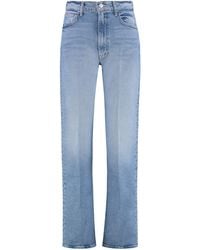 Mother - Jeans Lasso Straight-Leg Denim Cotton - Lyst