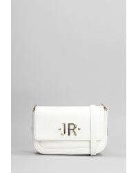 John Richmond - Ranaide Shoulder Bag In White Leather - Lyst