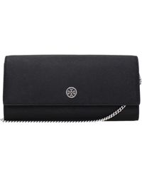 Tory Burch - Leather Clutch Bag - Lyst