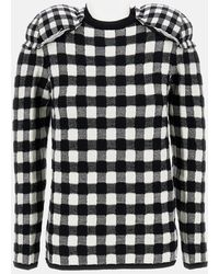 Comme des Garçons - Plaided Sweater - Lyst