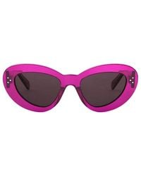 Celine - Sunglasses Cat Eye Full Rim, Shiny Frame And Lens Cl40320U72Y - Lyst