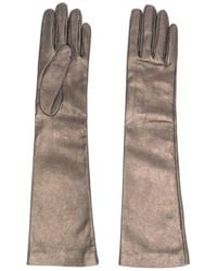 Brunello Cucinelli - Long Leather Gloves Accessories & Slg - Lyst