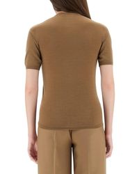Max Mara - Virgin Wool Jersey Jeric Jumpers - Lyst